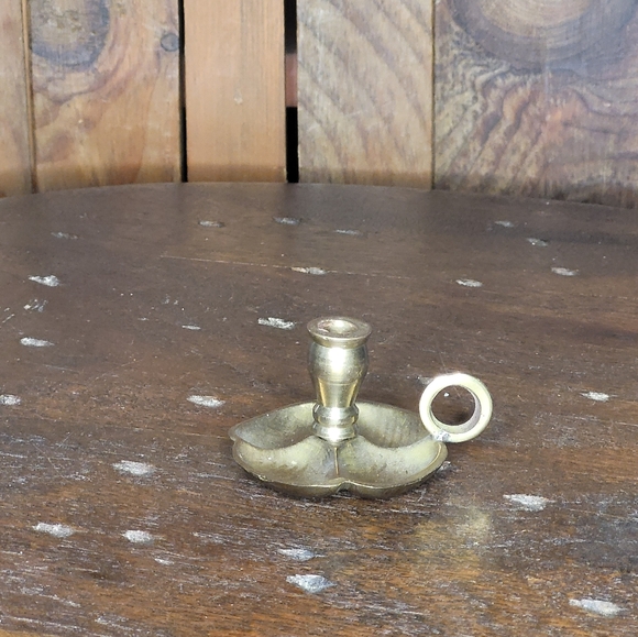 Mini Brass Candle Holder - Picture 4 of 11
